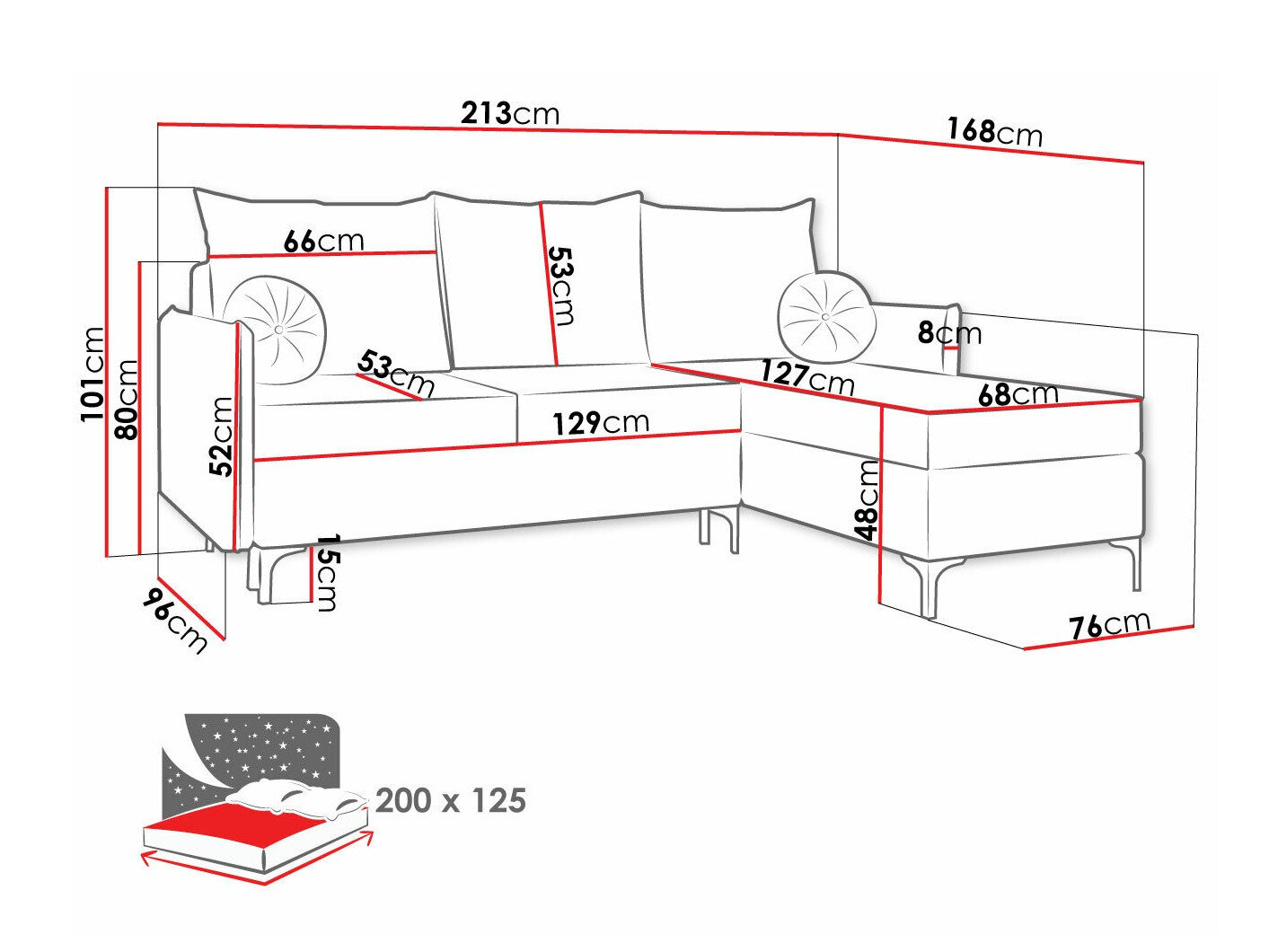 Hjørnesofa Clovis 112 (Manila 33)