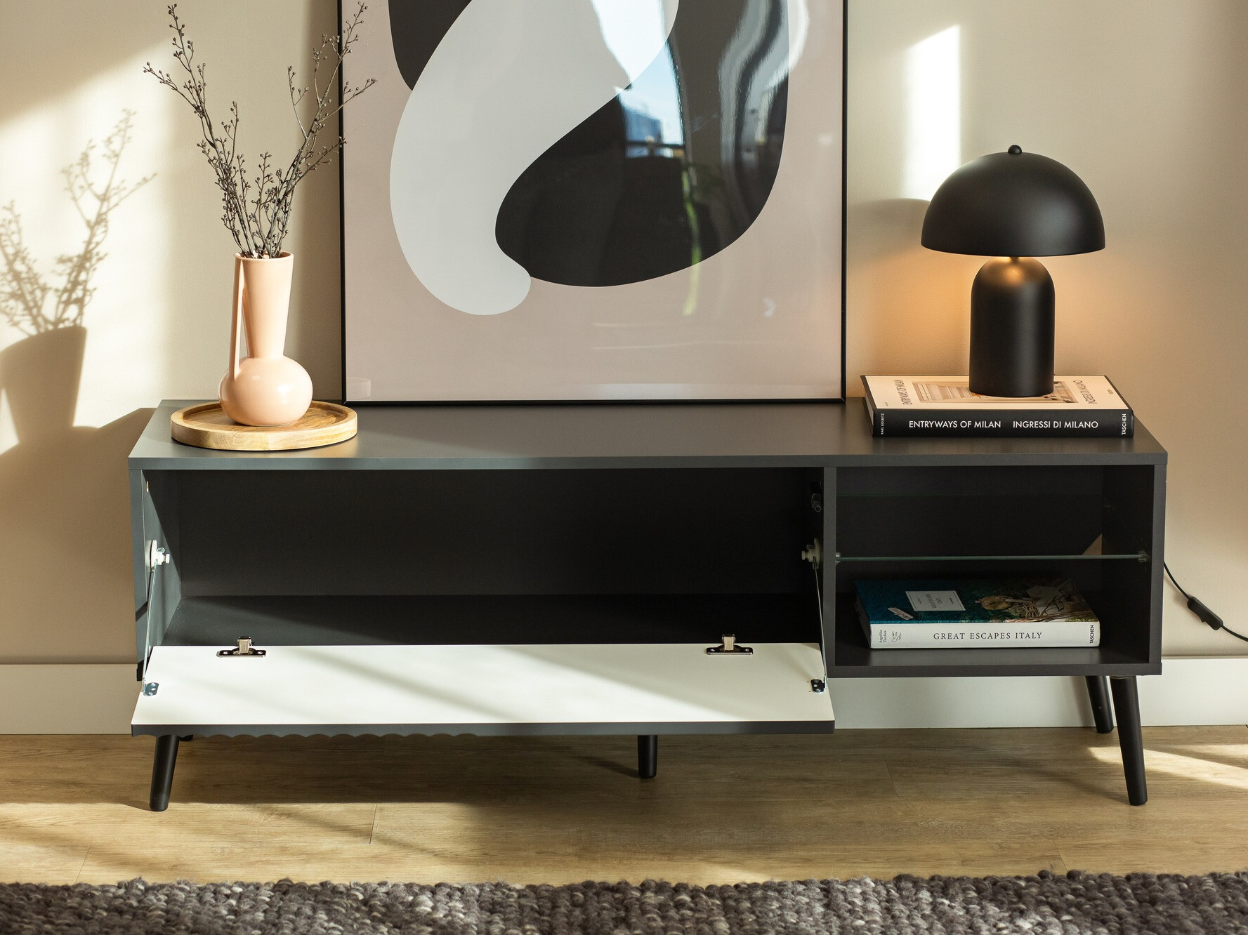 TV-bord Cirferi 104 (Antracit)
