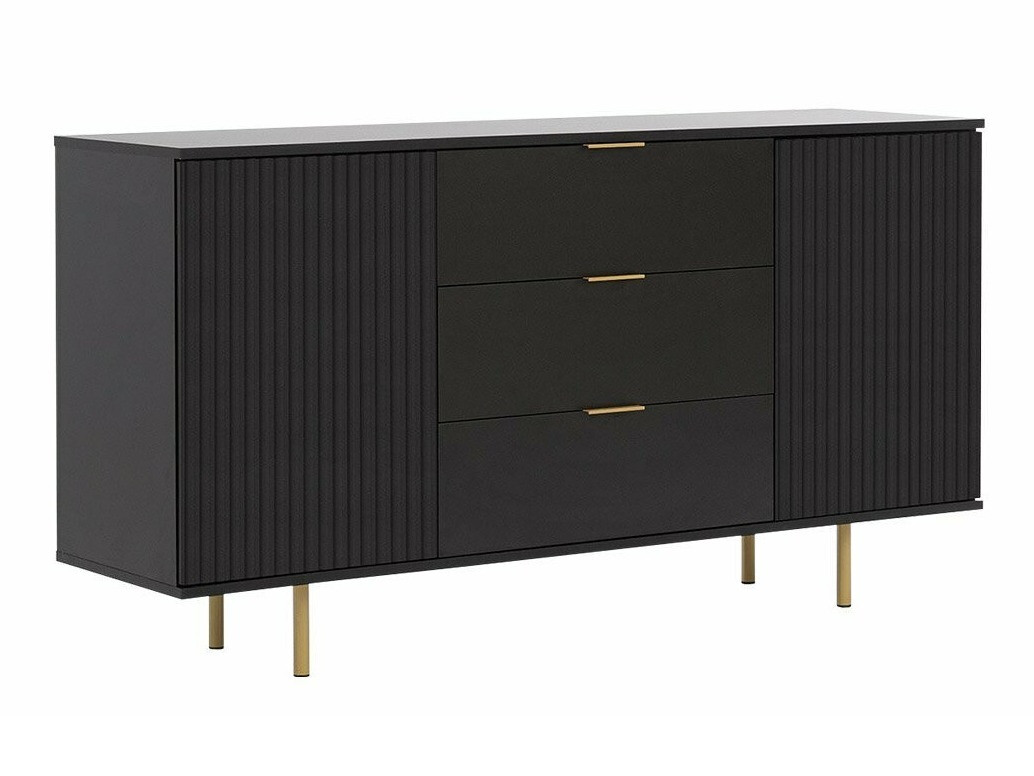 Kommode Decus I (Sort)