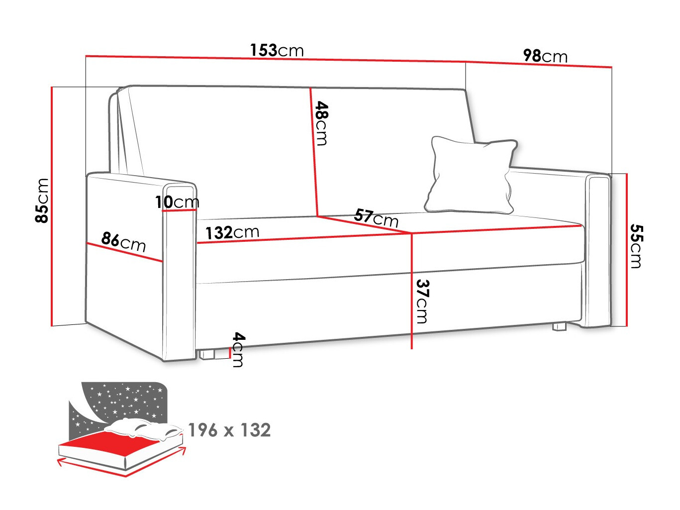 Sovesofa Morel III (Poso 14)