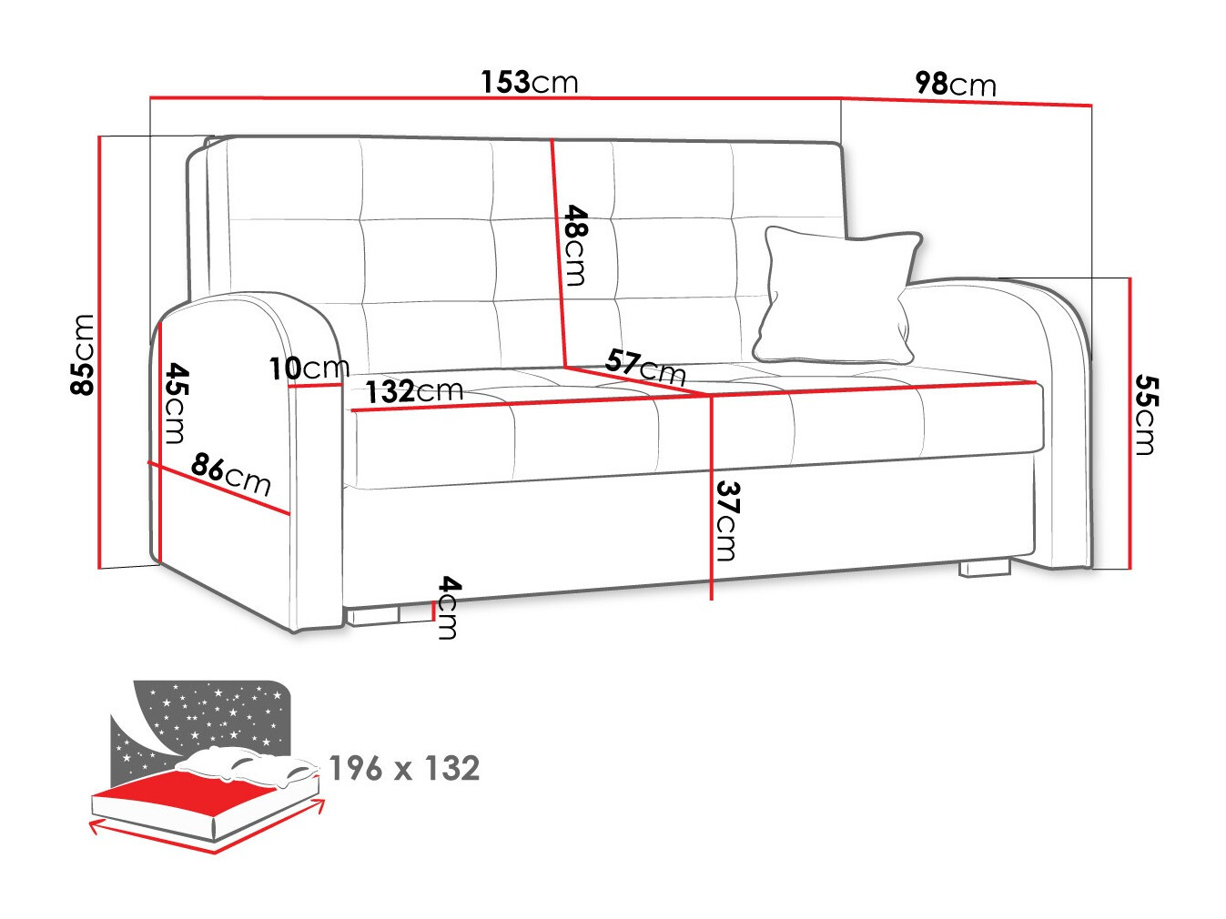 Sovesofa Silona III (Kronos 09)