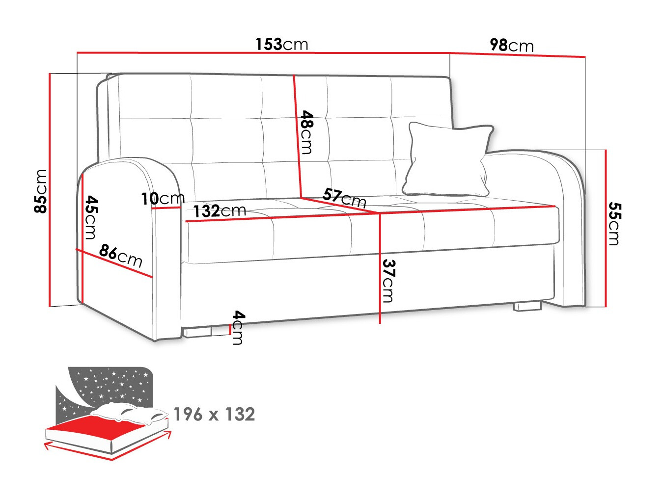 Sovesofa Silona III (Kronos 26)