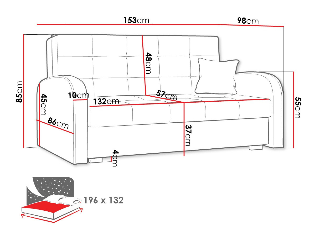 Sovesofa Silona III (Paros 03)