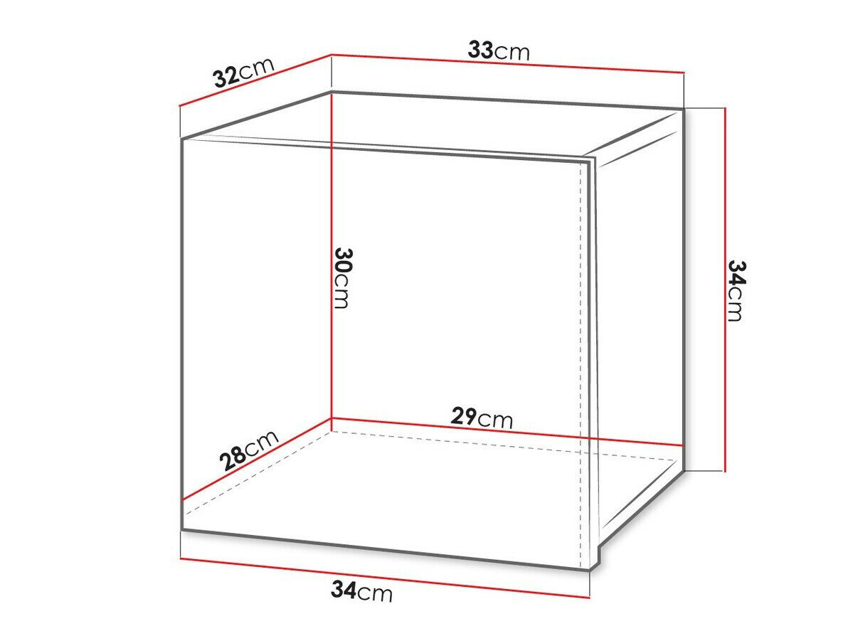 Vægskab Tivdalu 124 (Gylden eg)