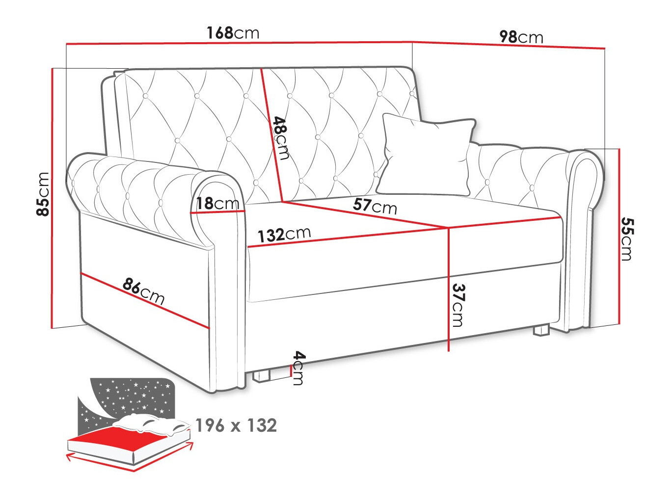 Sovesofa Aelara III (Kronos 09)