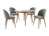 Spisestuesæt Racine 127 (Brun + Magic Velvet 2217)