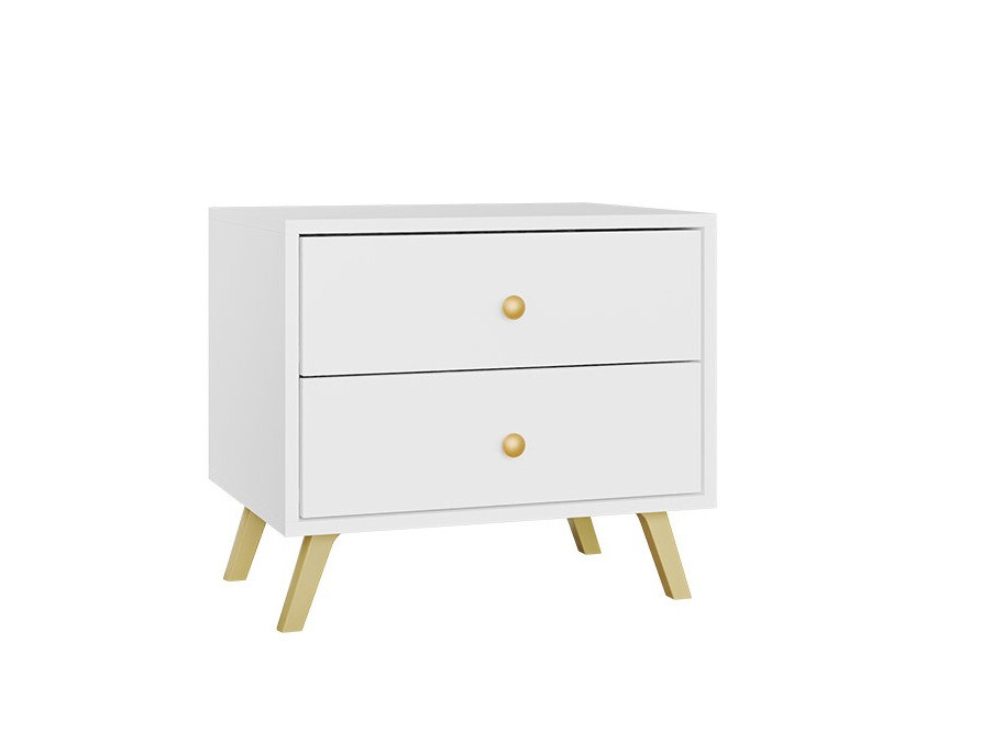 Sengebord Monfera 101 (Hvid)