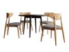 Spisestuesæt Racine 124 (Brun)