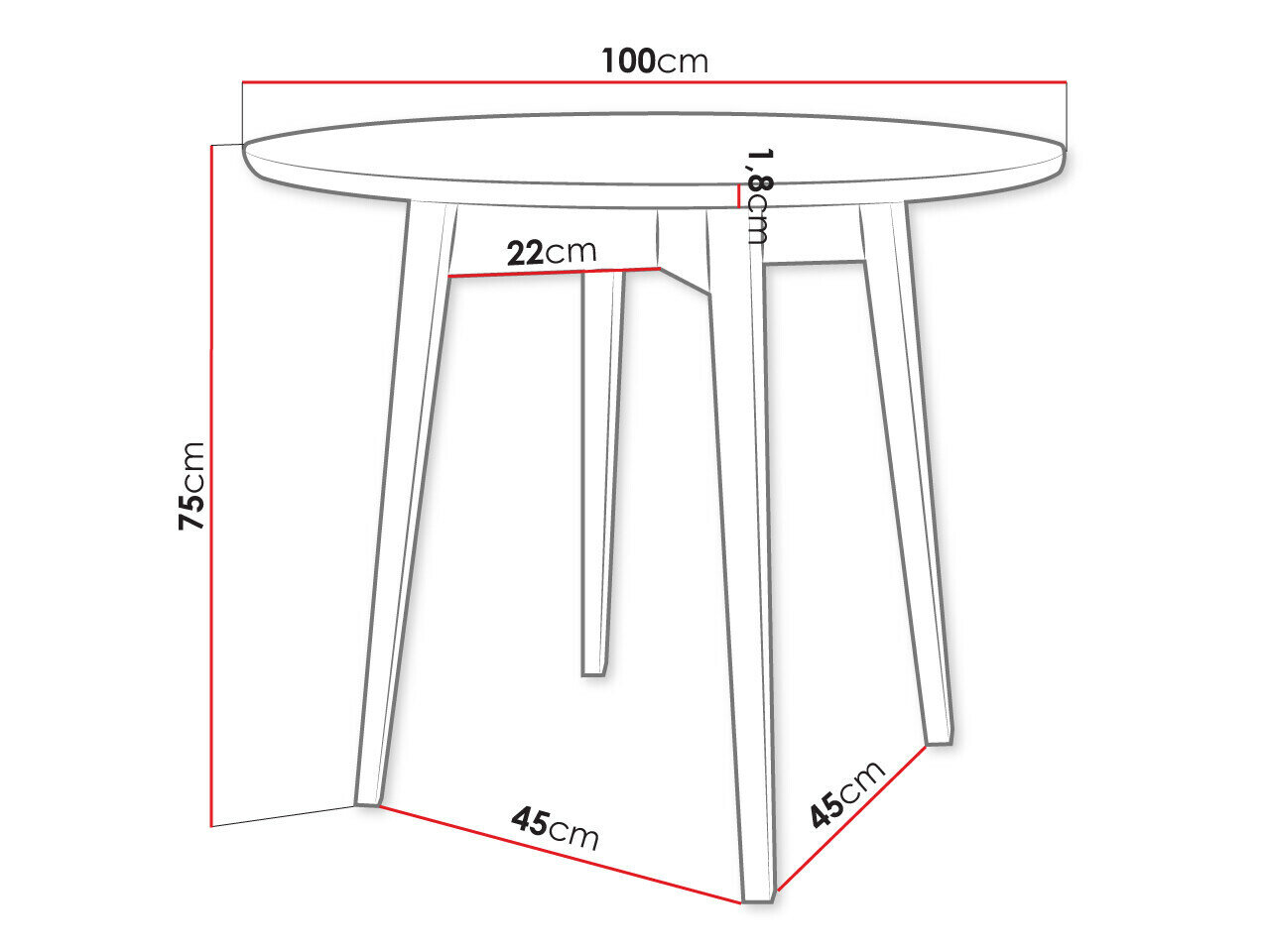 Spisestuesæt Racine 124 (Brun)