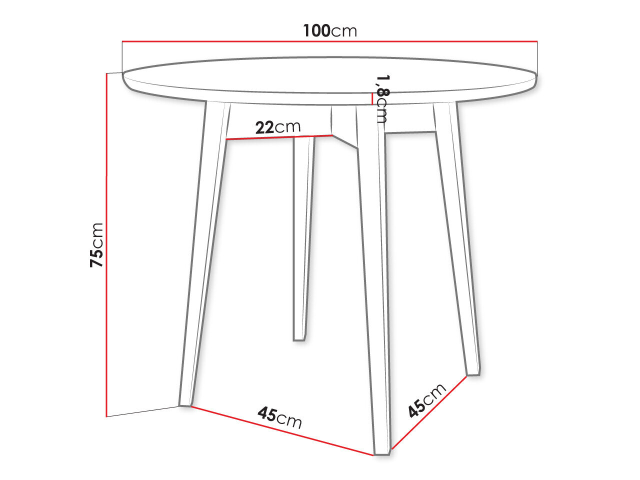 Spisestuesæt Racine 124 (Sort)