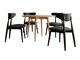 Spisestuesæt Racine 124 (Sort)