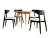 Spisestuesæt Racine 124 (Sort)
