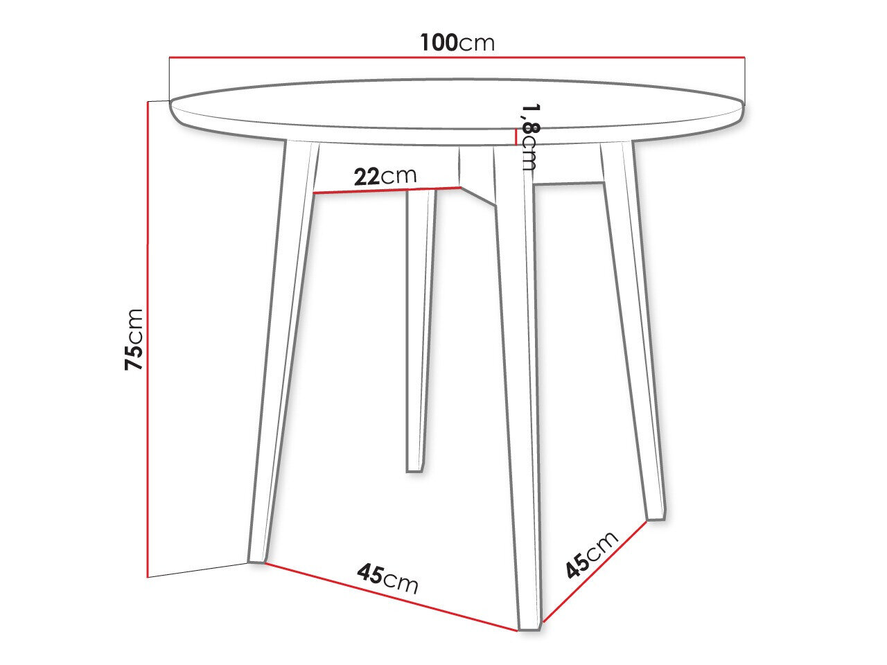 Spisestuesæt Racine 124 (Sort)