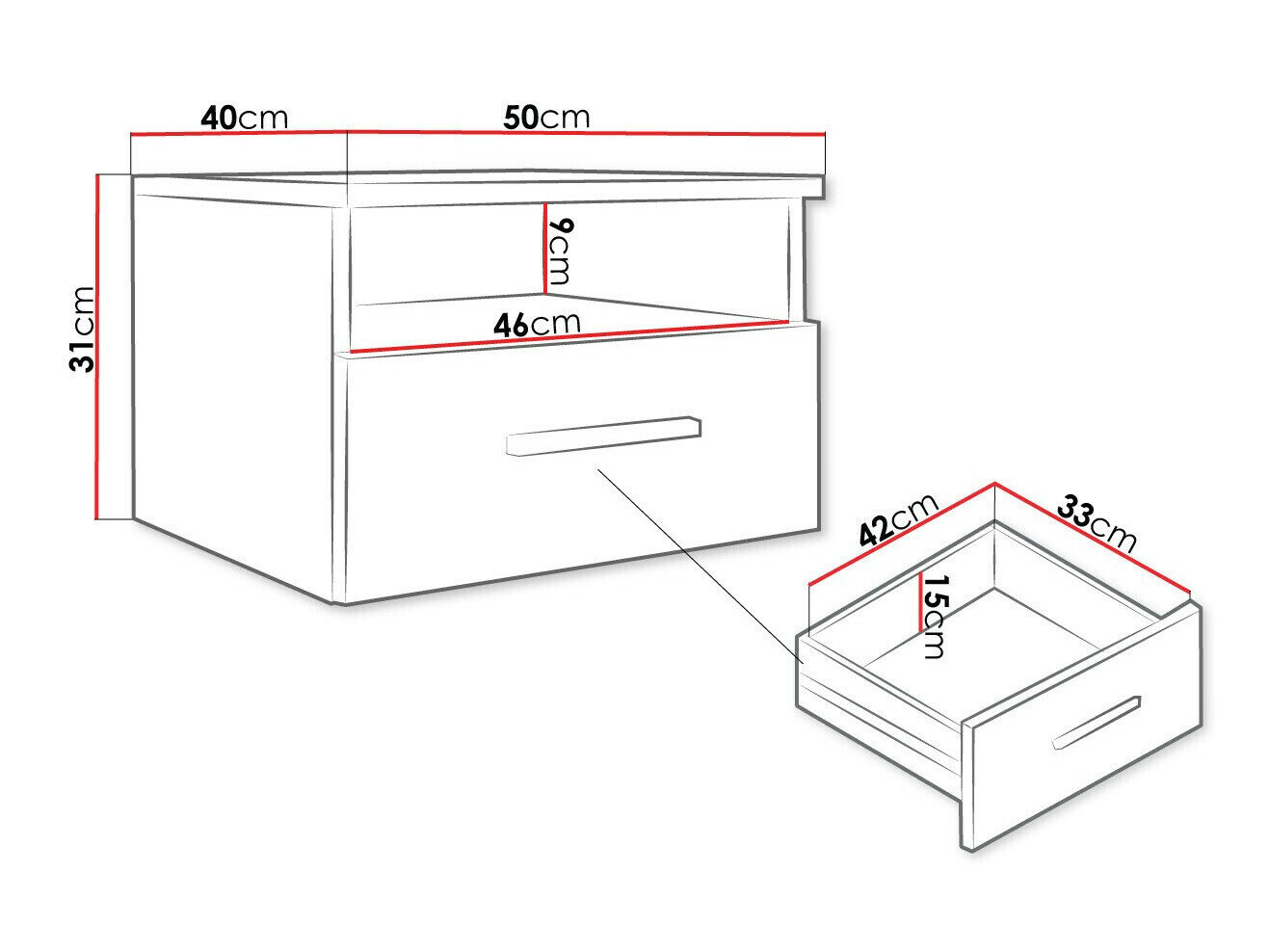 Sengebord Comfivo Romtea 102