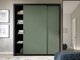 Garderobeskab Murrieta 192 (Sort + Grøn)