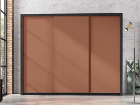 Garderobeskab Murrieta 193 (Sort + Brun)