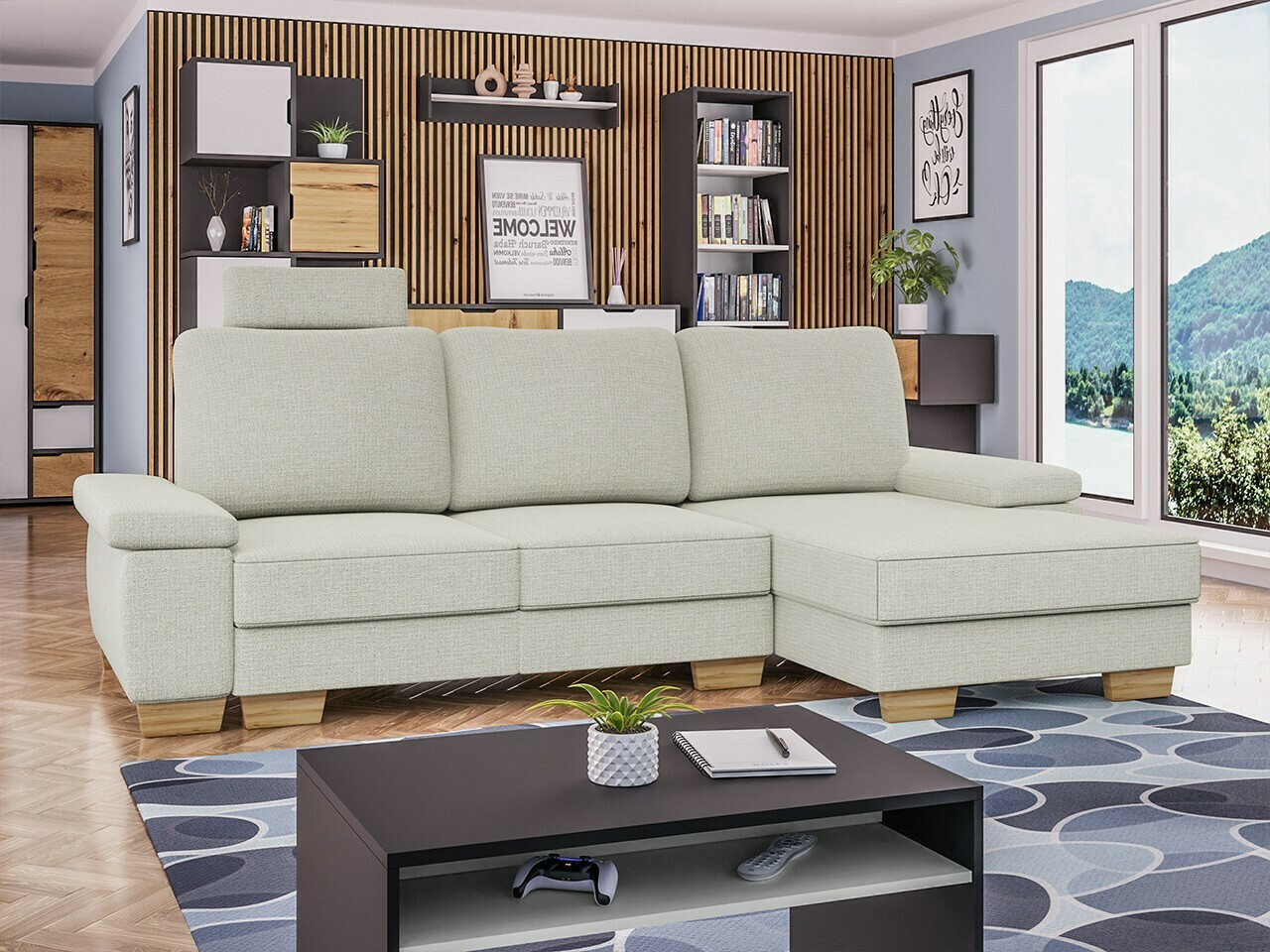 Hjørnesofa Lincoln 182 (Barrel 03)
