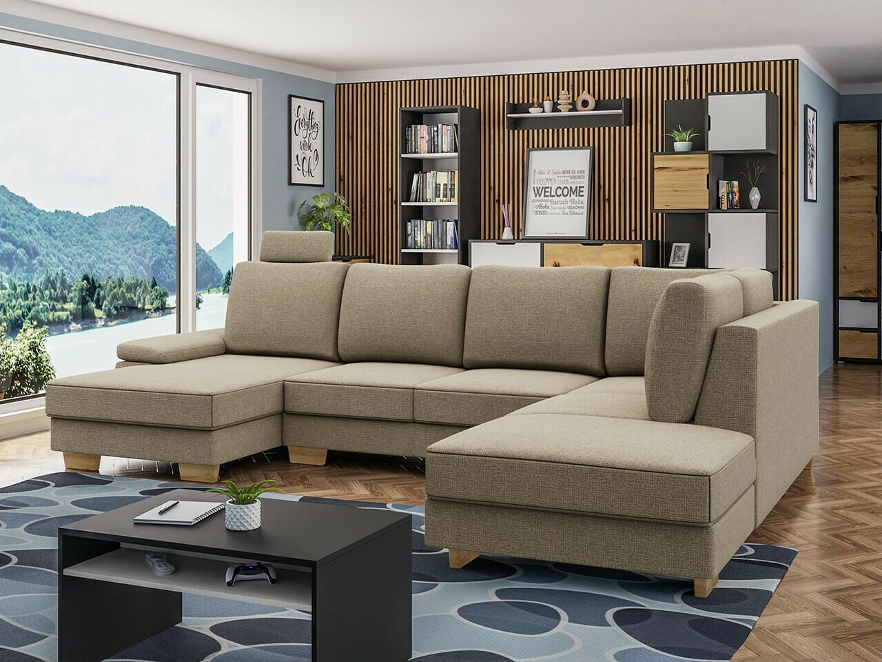 Hjørnesofa Lincoln 184 (Barrel 19)