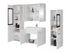 Badeværelsessæt Sarasota 140 (Gloss grå + Hvid)