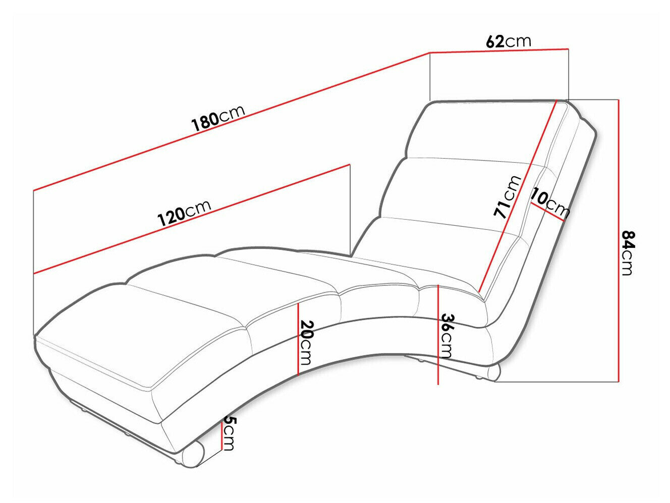 Chaiselong Comfivo 109 (Magni 206.18)