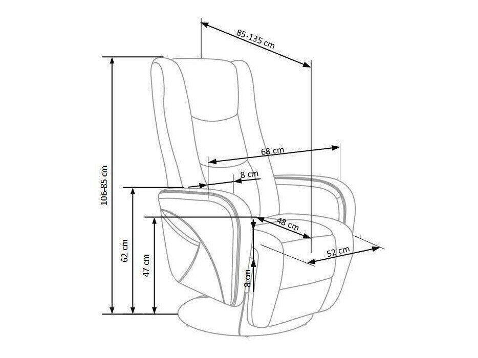 Hvilestol Houston 493 (Beige)