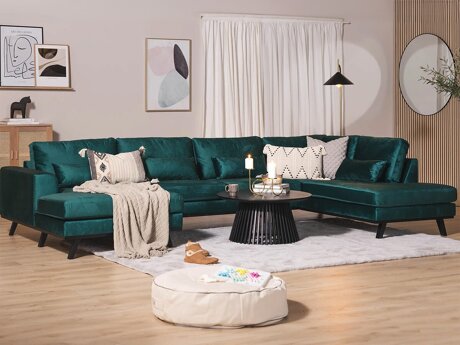 Hjørnesofa Floromo 101 (Monolith 37)