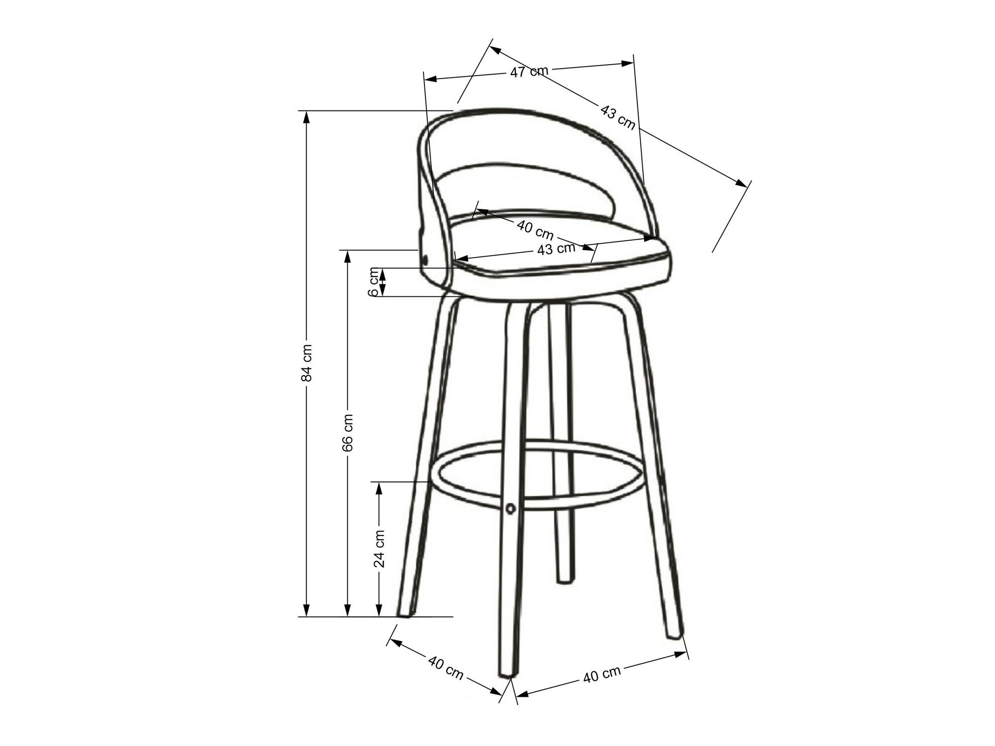 Counterstol Houston 1591