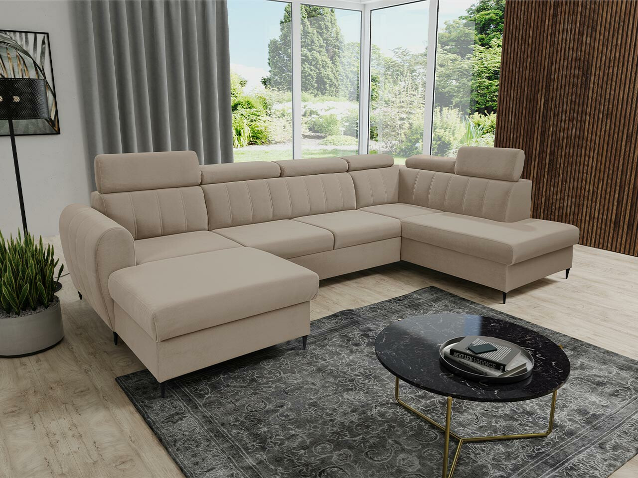 Hjørnesofa Temple 128 (Paros 02)
