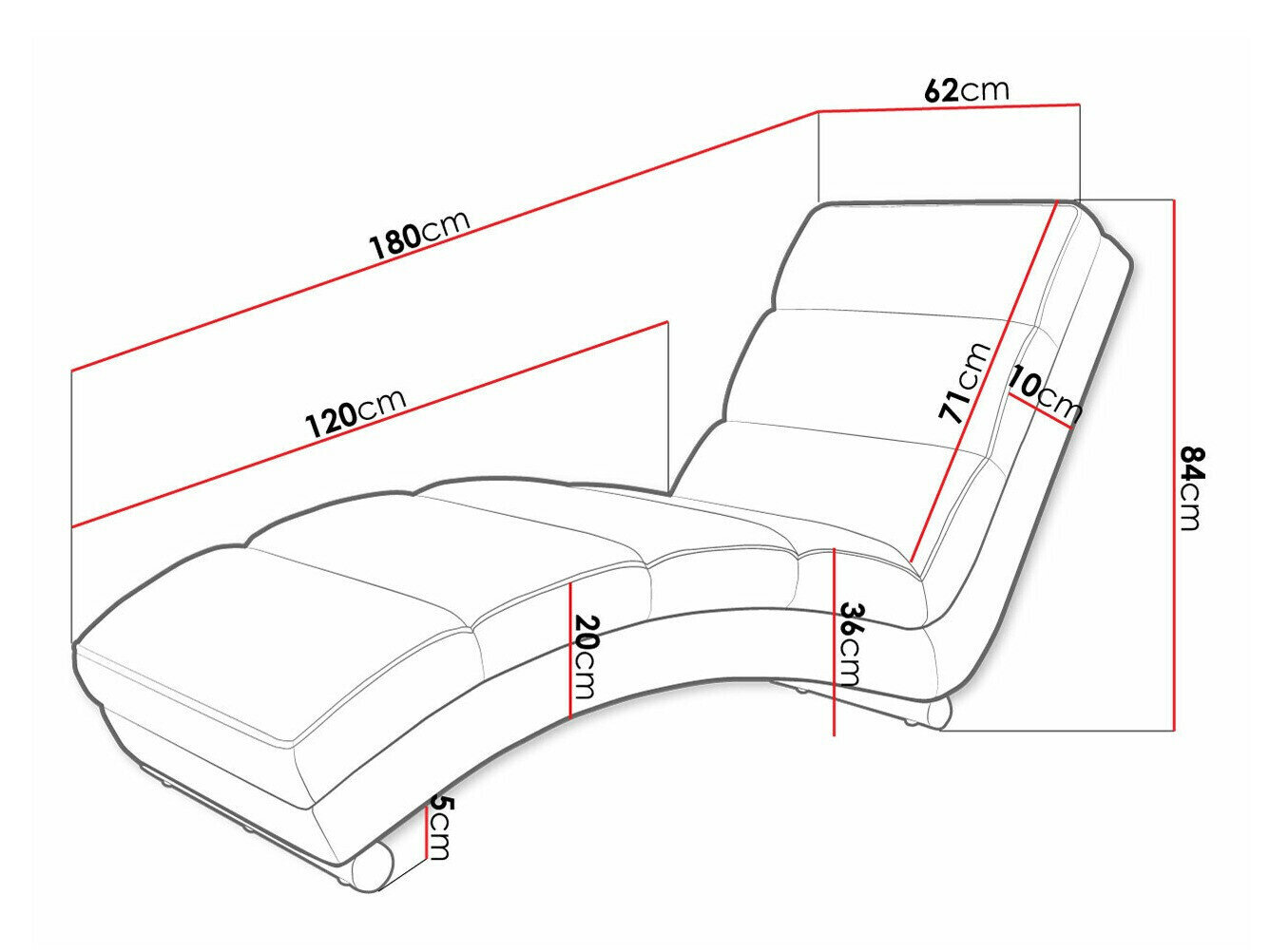 Chaiselong Comfivo 109 (Wave 05)