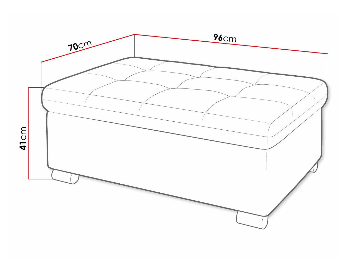 Polstret bænk Comfivo 118 (Magni 206.07)