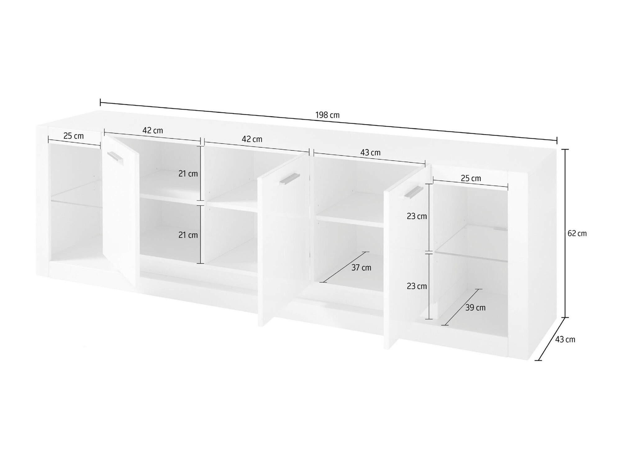 TV-bord Dorbena 110