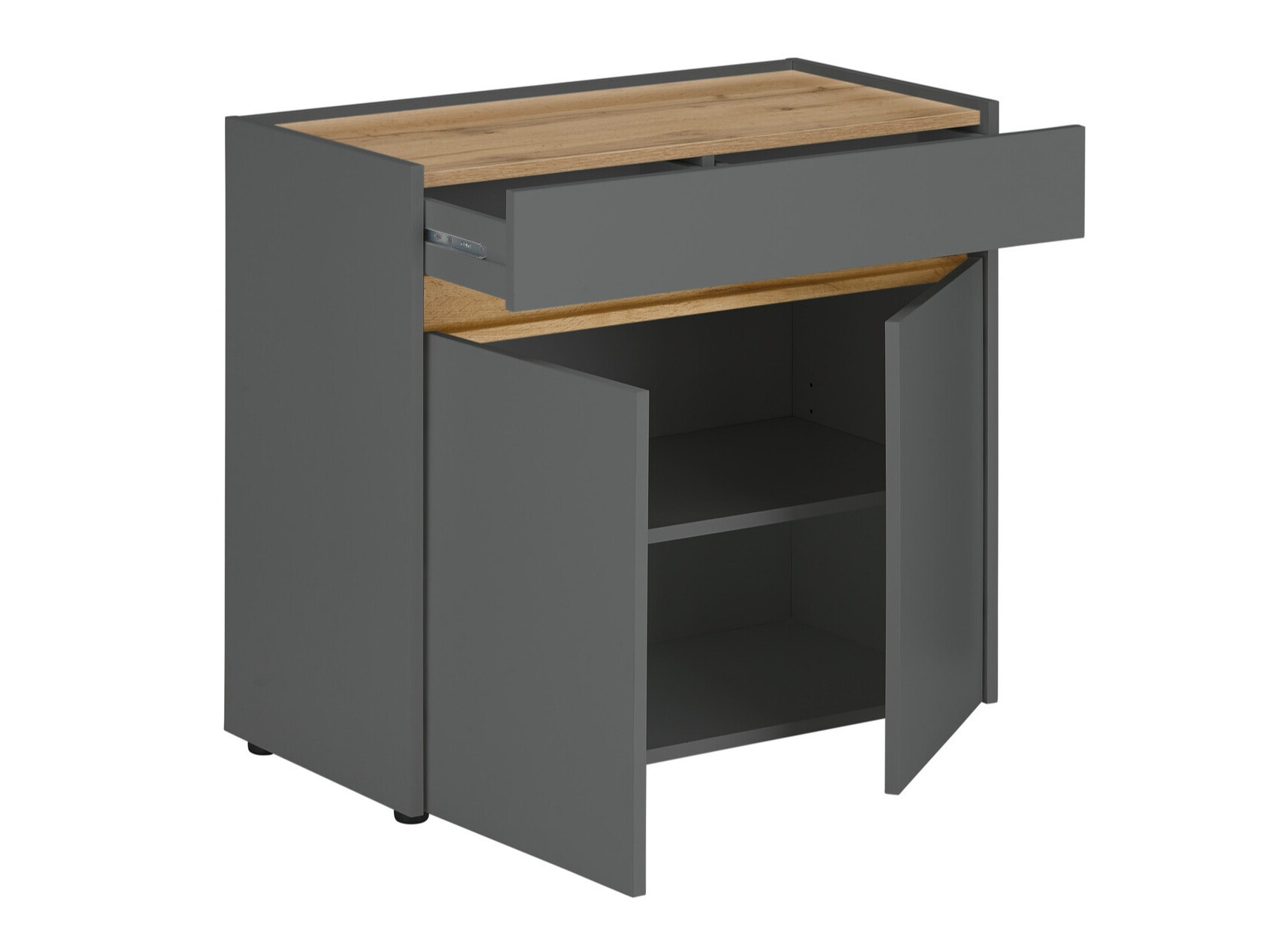 Kommode Elbsori 110 (Antracit + Wotan eg)