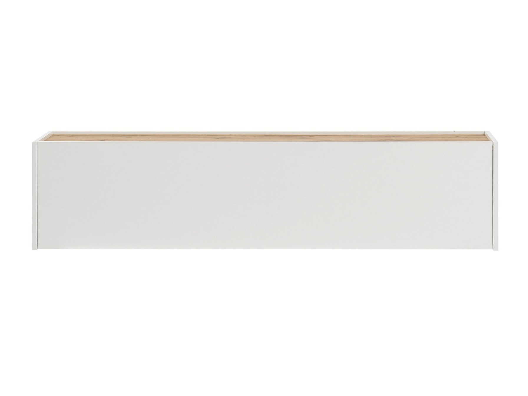 TV-bord Elbsori 108 (Hvid + Wotan eg)