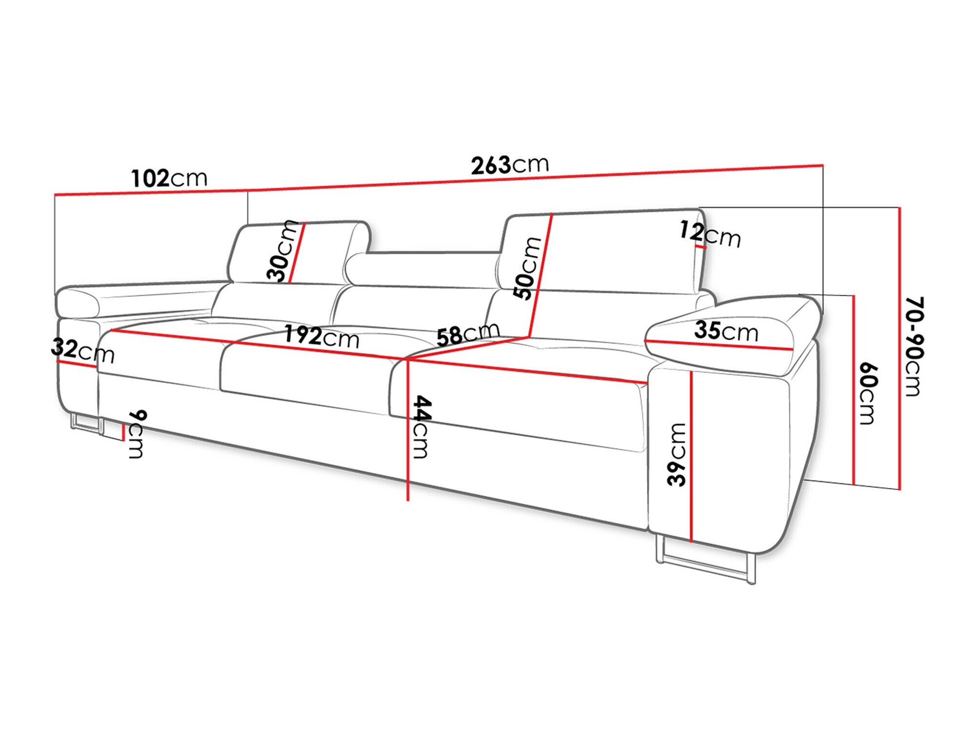 Sofa Comfivo Eliferu 104 (Soft 029 + Lux 05)