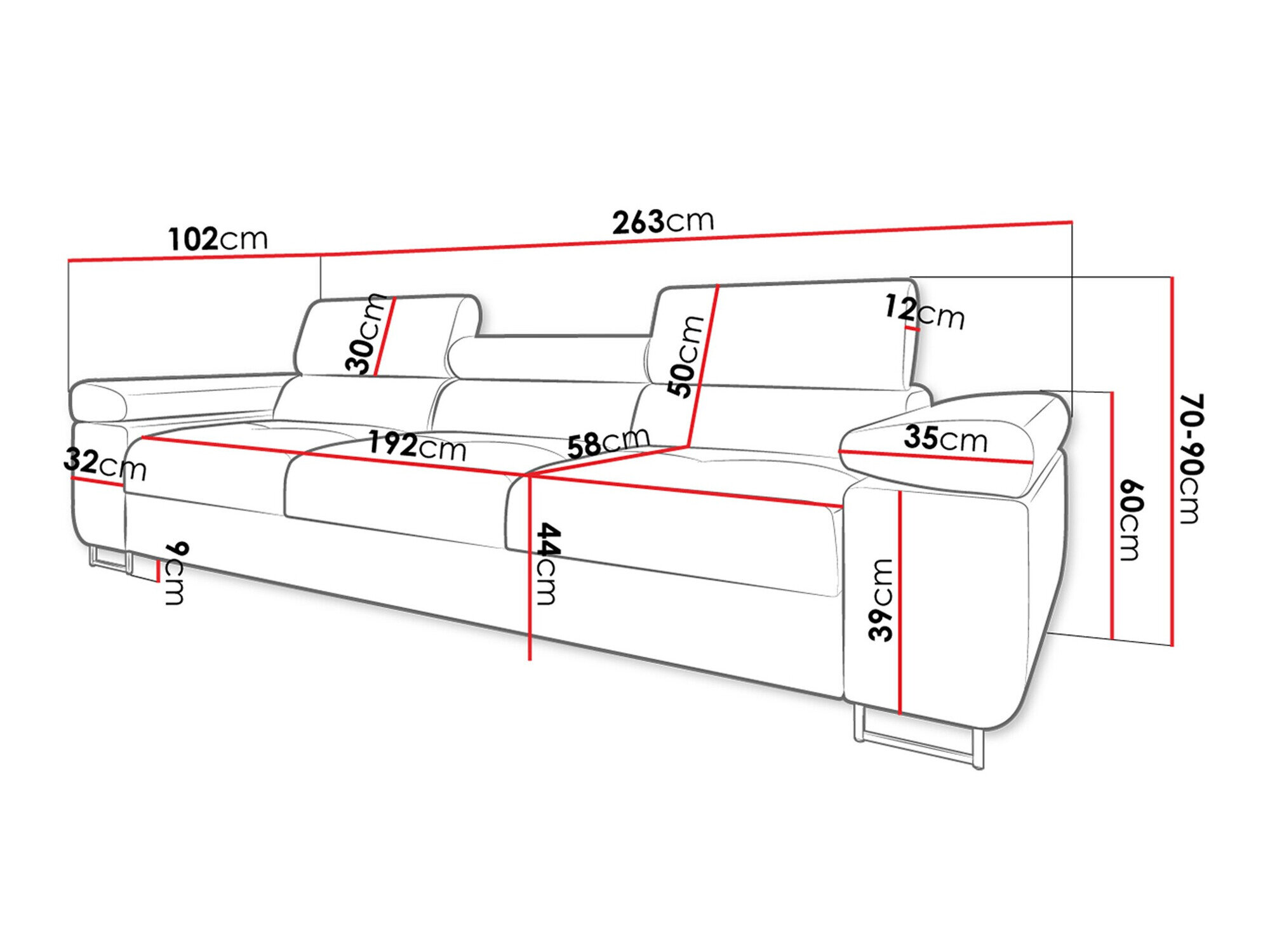 Sofa Comfivo Eliferu 104 (Soft 066 + Lux 03)