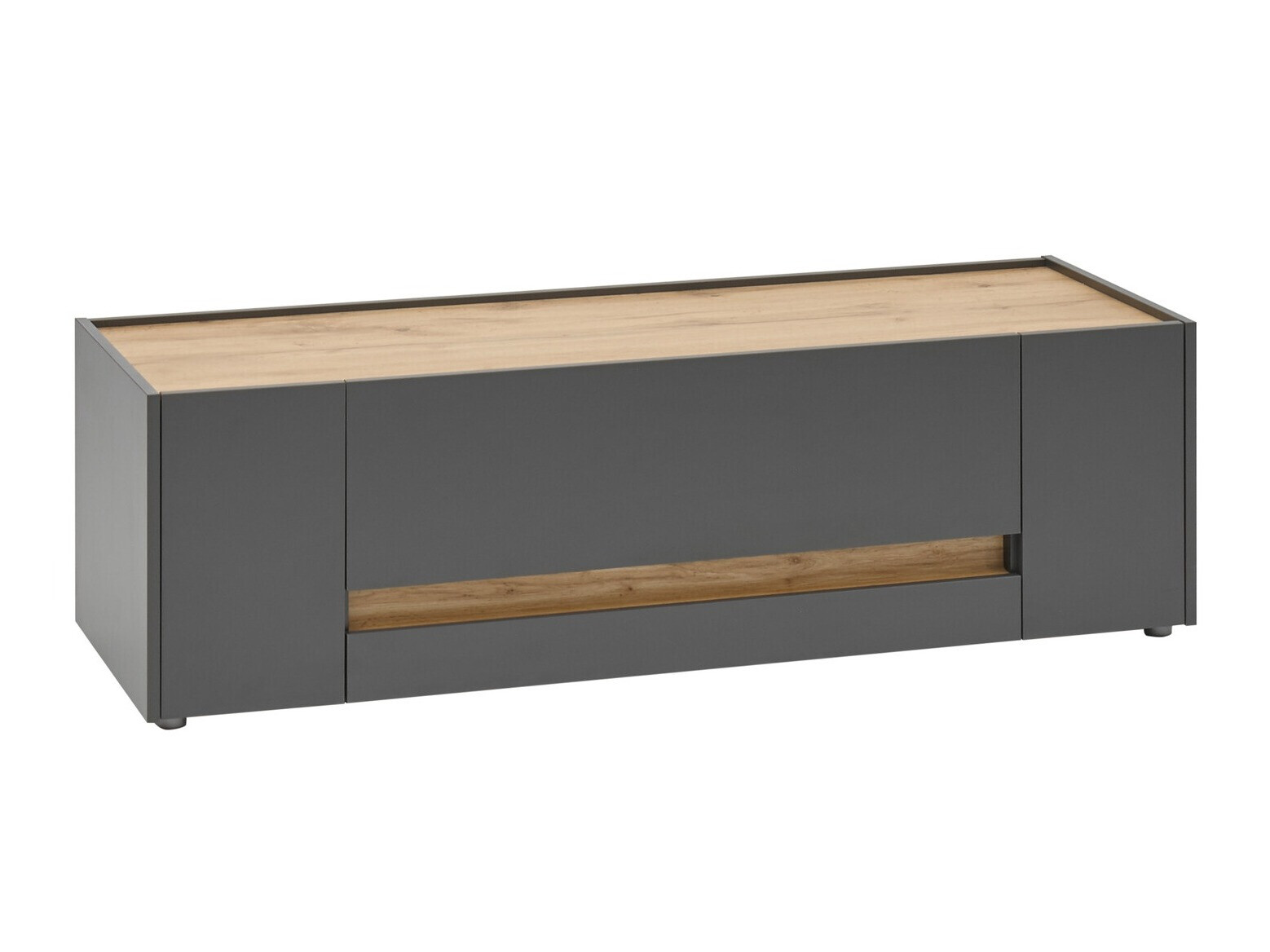 TV-bord Elbsori 114 (Antracit + Wotan eg)