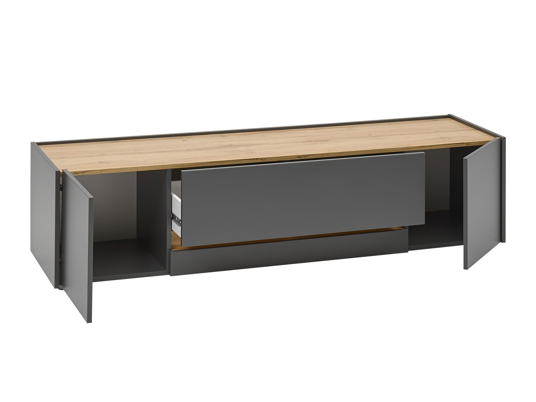 TV-bord Elbsori 115 (Antracit + Wotan eg)