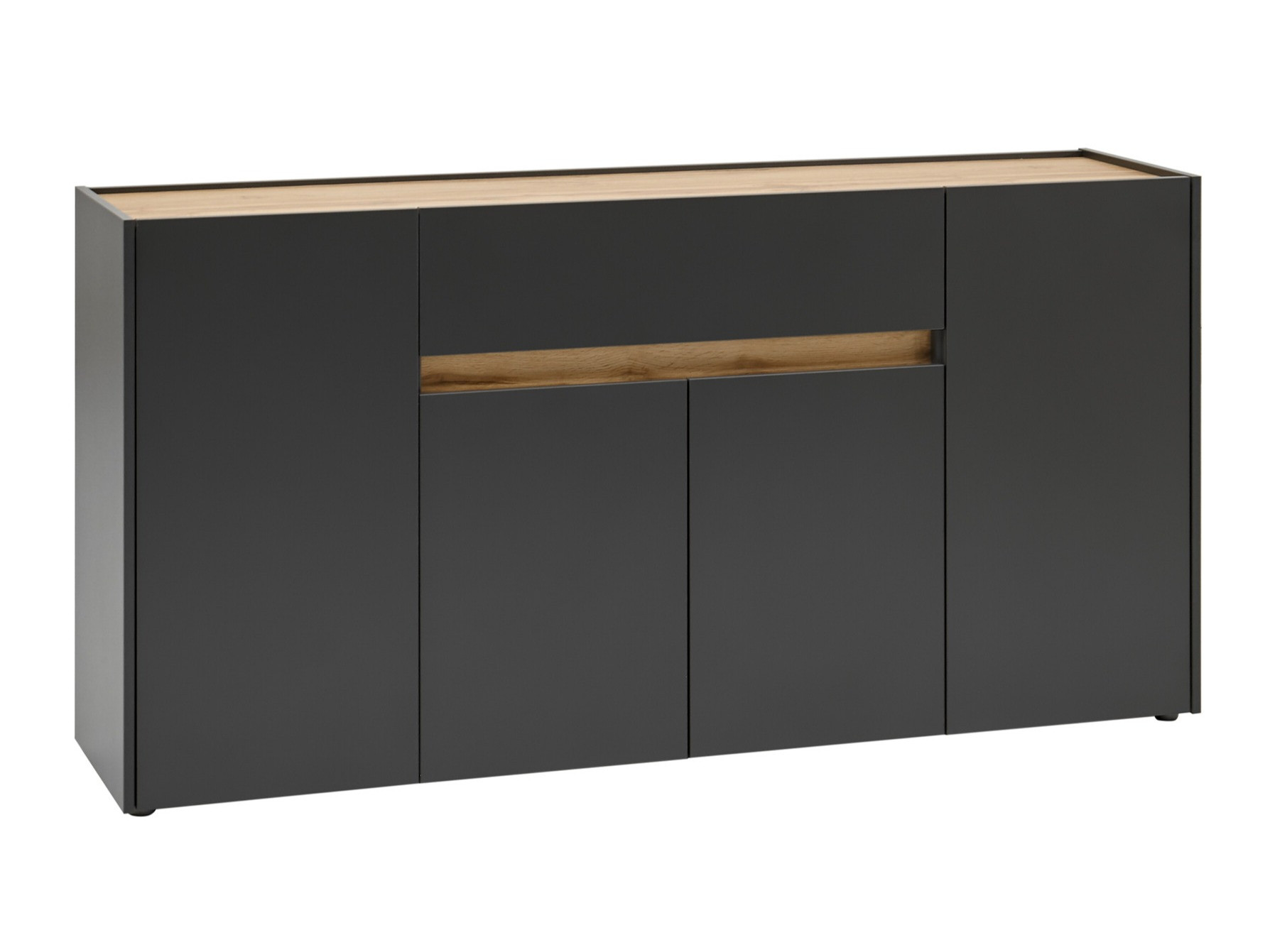 Kommode Elbsori 117 (Antracit + Wotan eg)