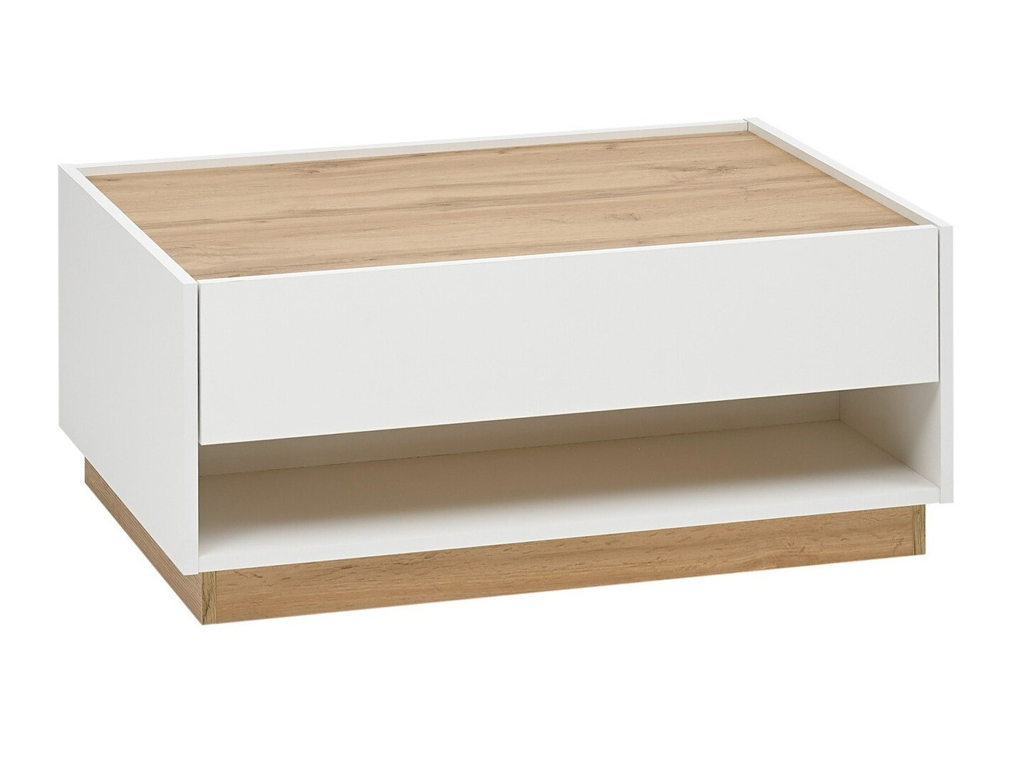Sofabord Elbsori 123 (Hvid + Wotan eg)