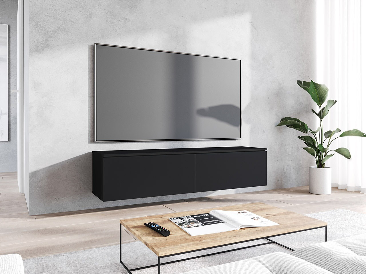 TV-bord Scientia (Grafit)