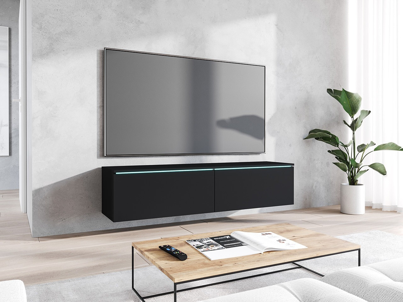 TV-bord Scientia (Grafit)