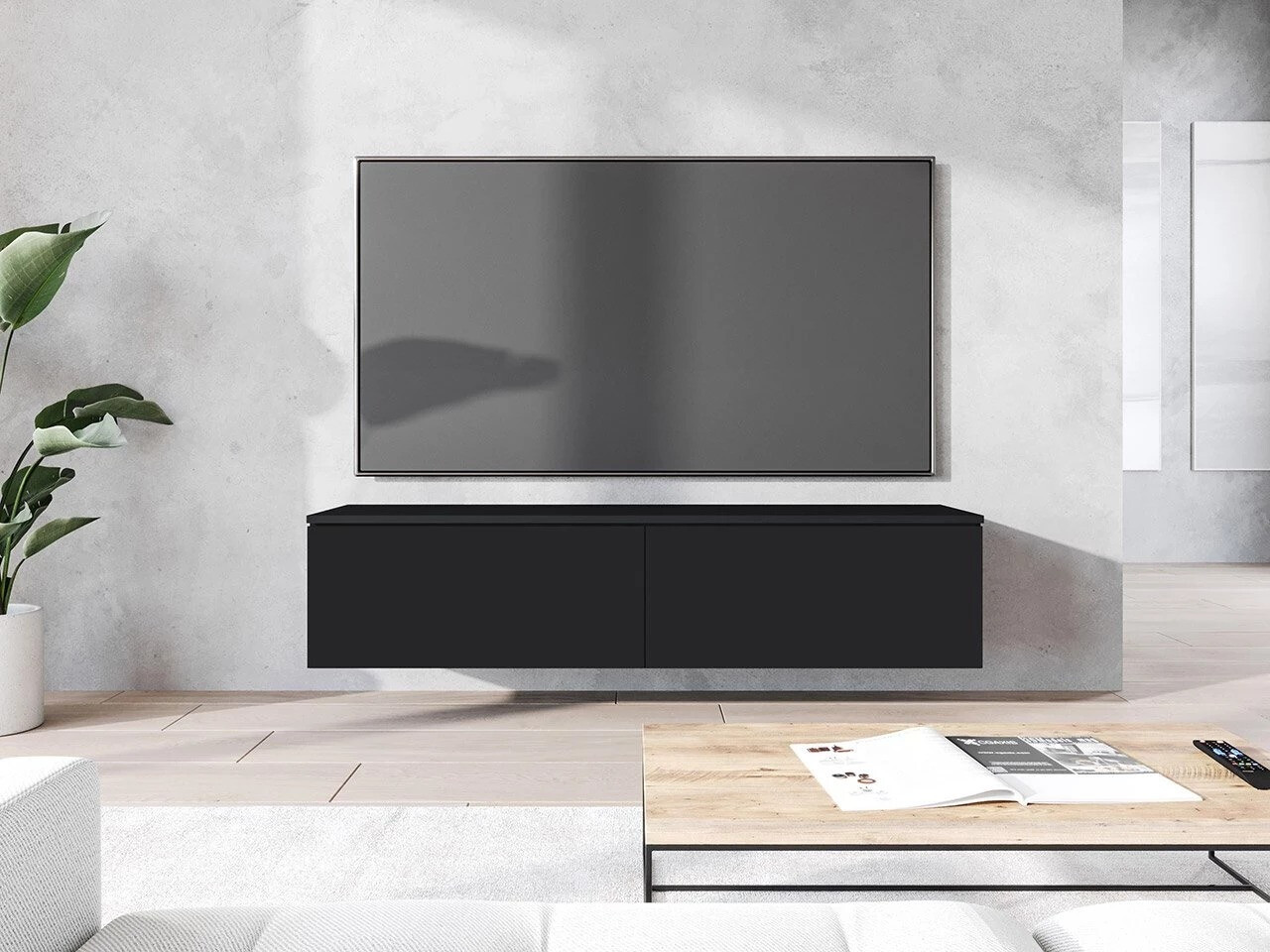 TV-bord Scientia (Grafit)
