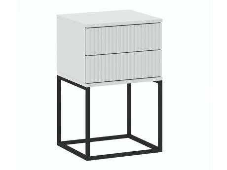 Sengebord Bristol 195 (Hvid)