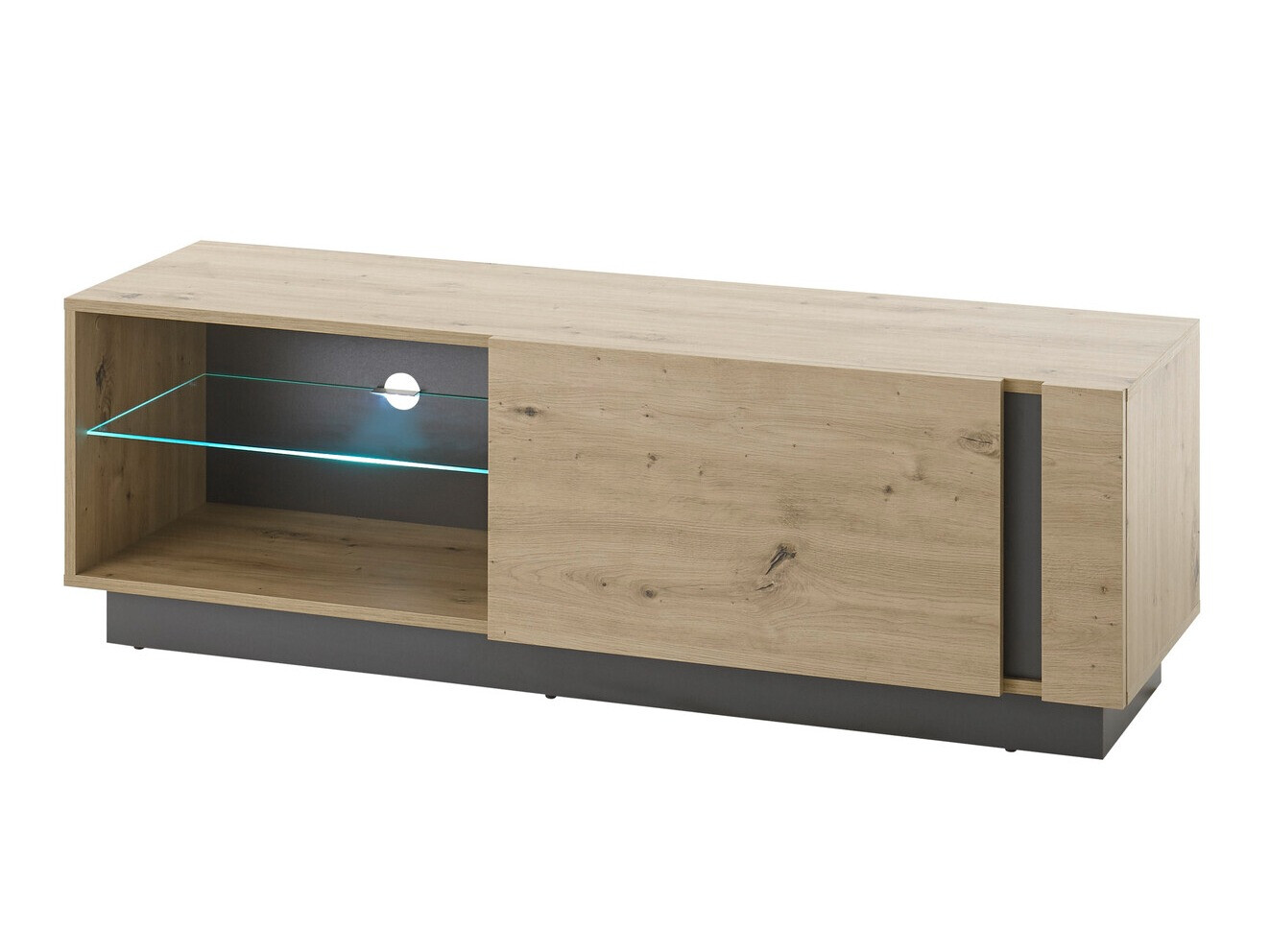 TV-bord Veropho 102 (Artisan eg + Grafit)
