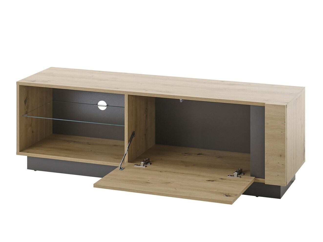 TV-bord Veropho 102 (Artisan eg + Grafit)