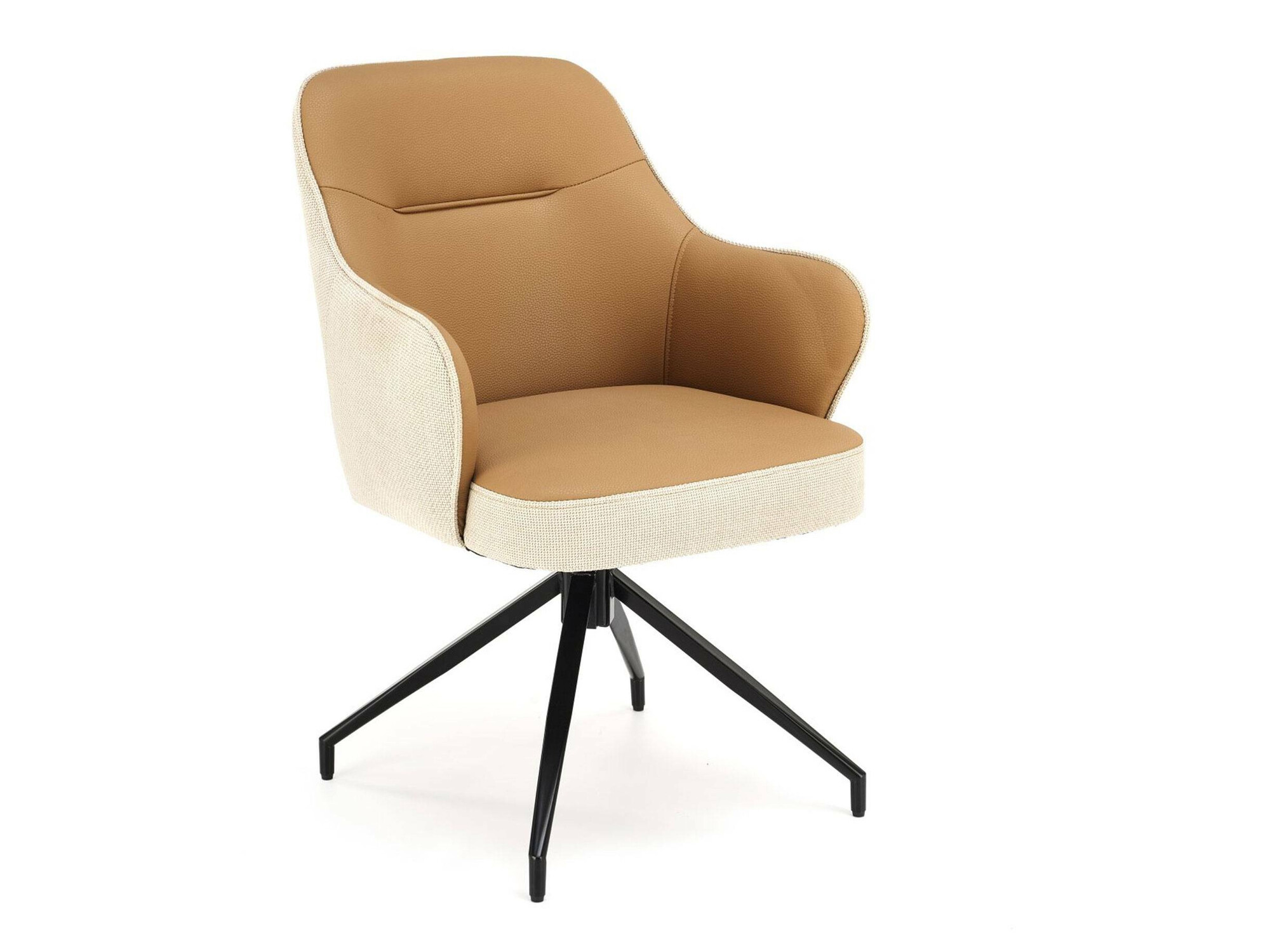 Stol Houston 1601 (Beige + Lysebrun)