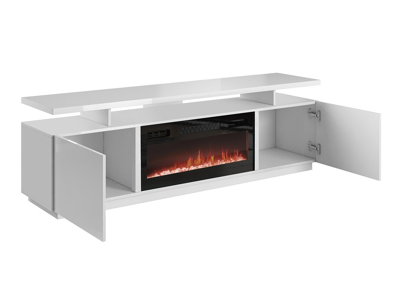 TV-bord Figura I (Grafit + Glansfuld grafit)