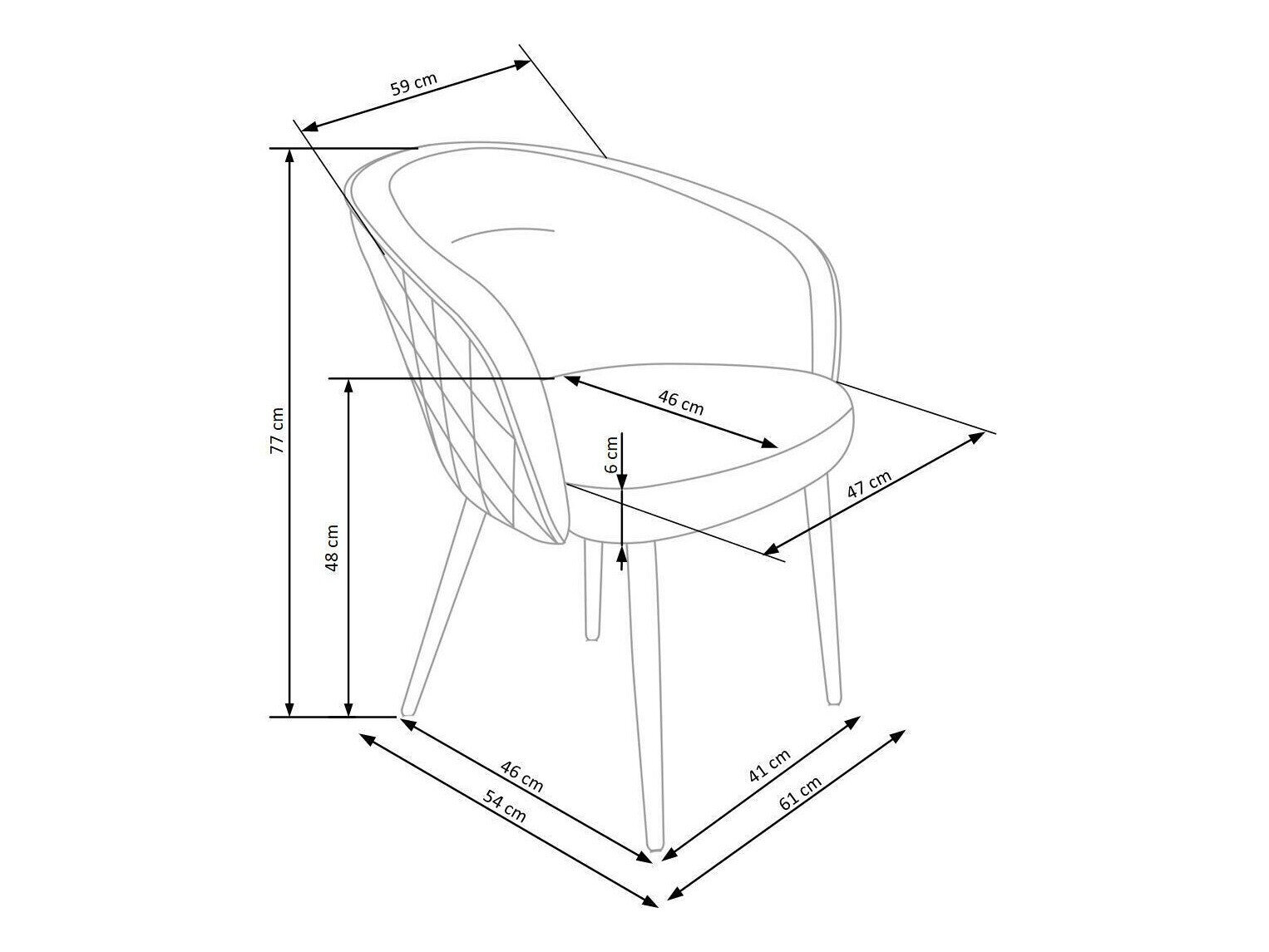 Stol Houston 1230 (Beige)