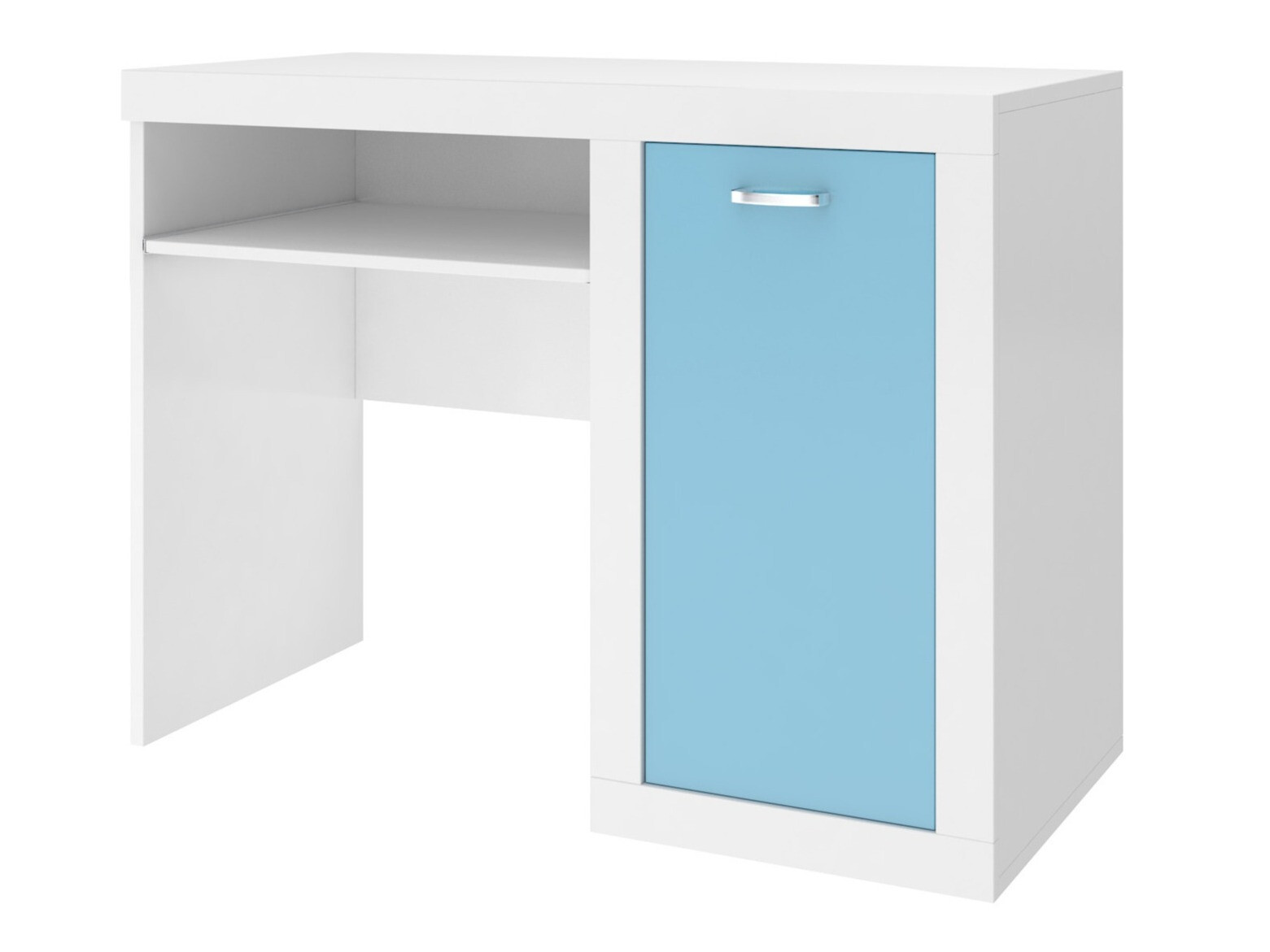 Skrivebord Tentive 102 (Hvid + Blå)