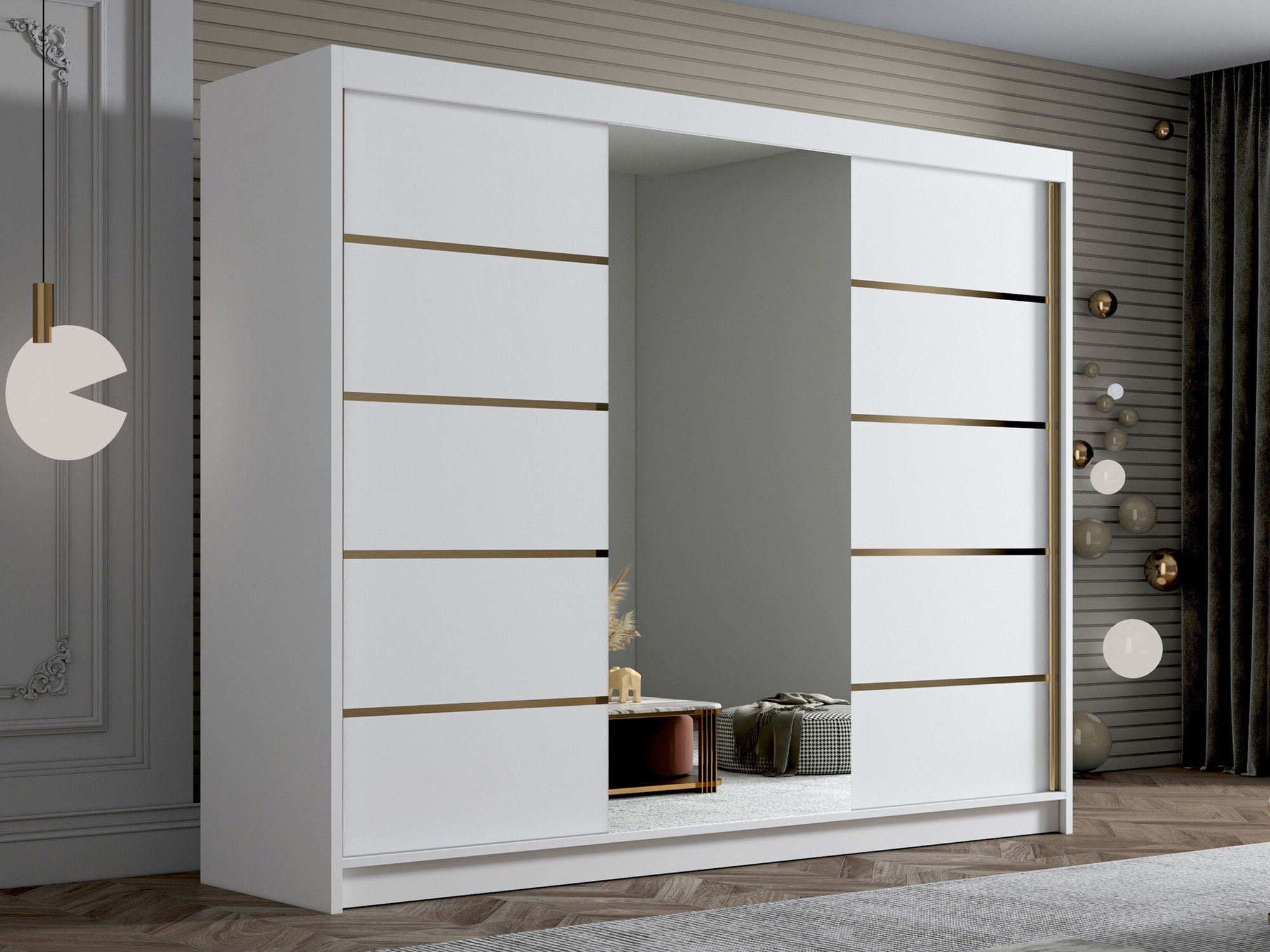 Garderobeskab Closico Veltron II (Hvid)